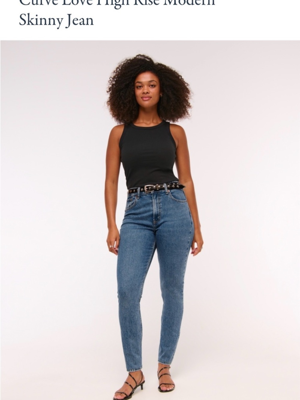 Abercrombie & Fitch High-Rise Slim Skinny Jeans - Blue Denim